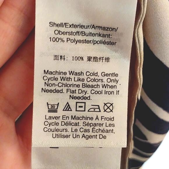 DKNY Short Sleeve Multi Print Top - Picture 4 of 4